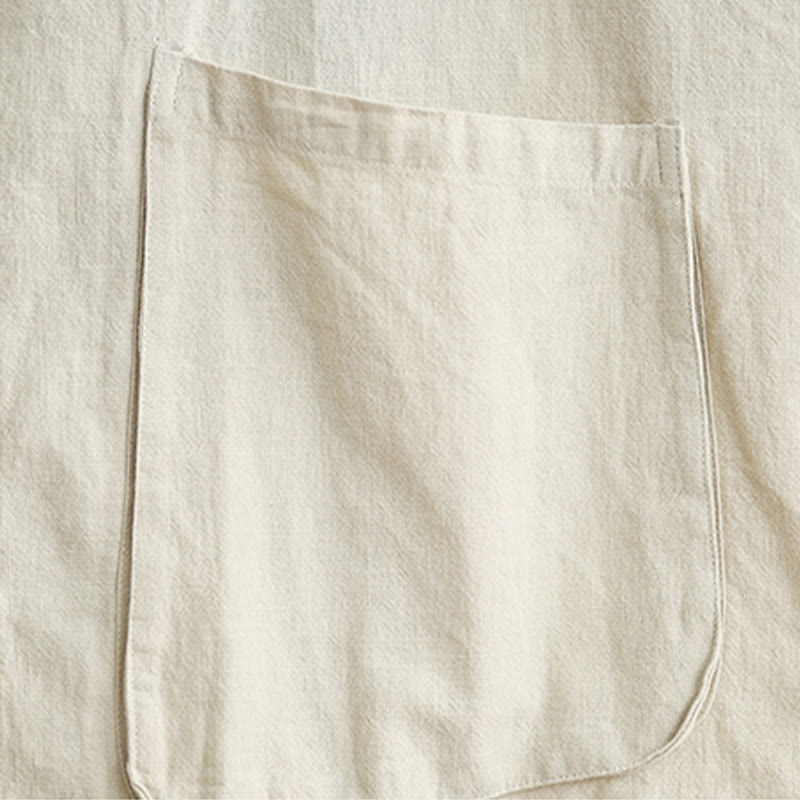 Kurtka damska z długim rękawem i okrągłym dekoltem z bawełny Buddha Stones z kieszeniami - image 8