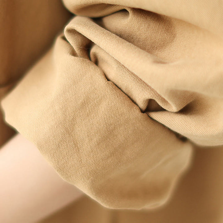 Kurtka damska z długim rękawem i kieszeniami z bawełny Buddha Stones zapinana na guziki - image 10