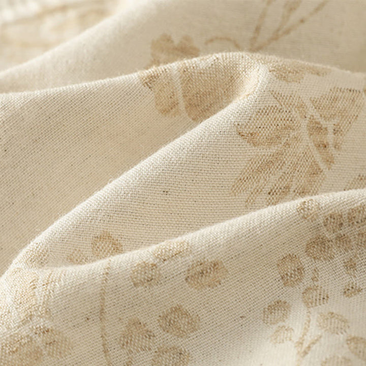 Koszula damska z długim rękawem z poliestru w swobodnym, nadrukowanym wzorem "Buddha Stones" - image 19