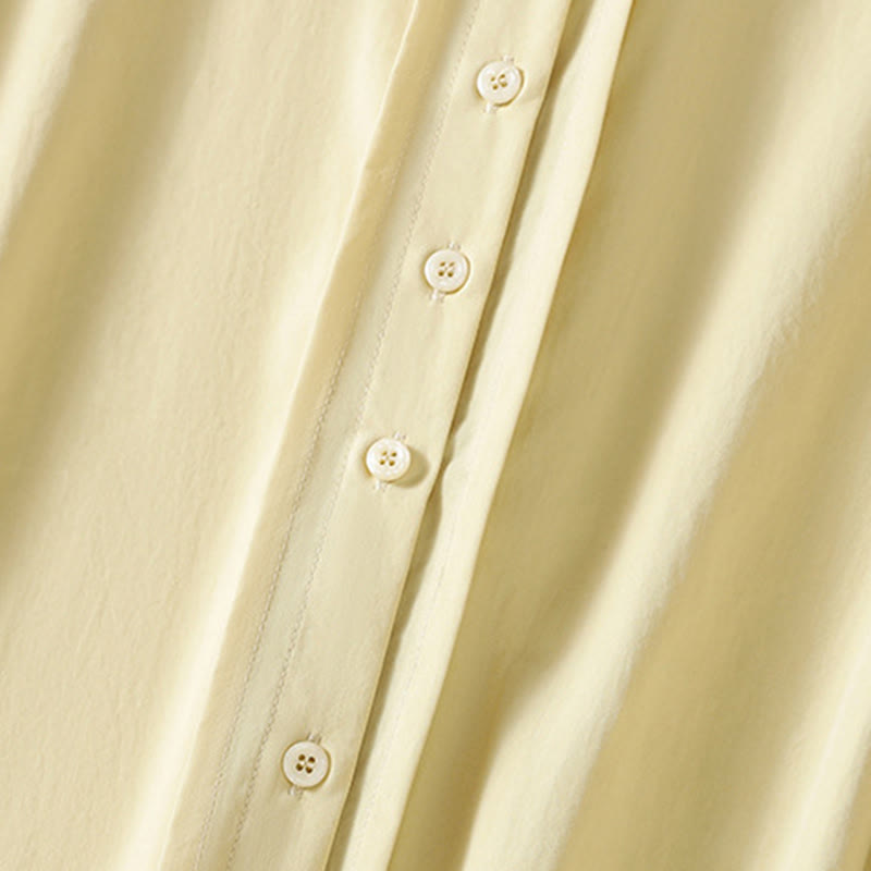 Koszula damska z długim rękawem i koronką z klapami w stylu casual z motywem Buddha Stones - image 17