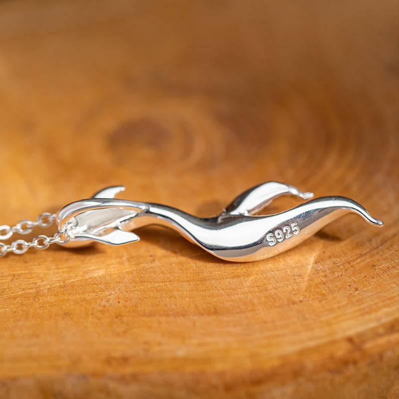 Naszyjnik z Buddha Stones ze srebra próby 925 i złotą rybką Koi, z wisiorkiem szczęścia - image 8