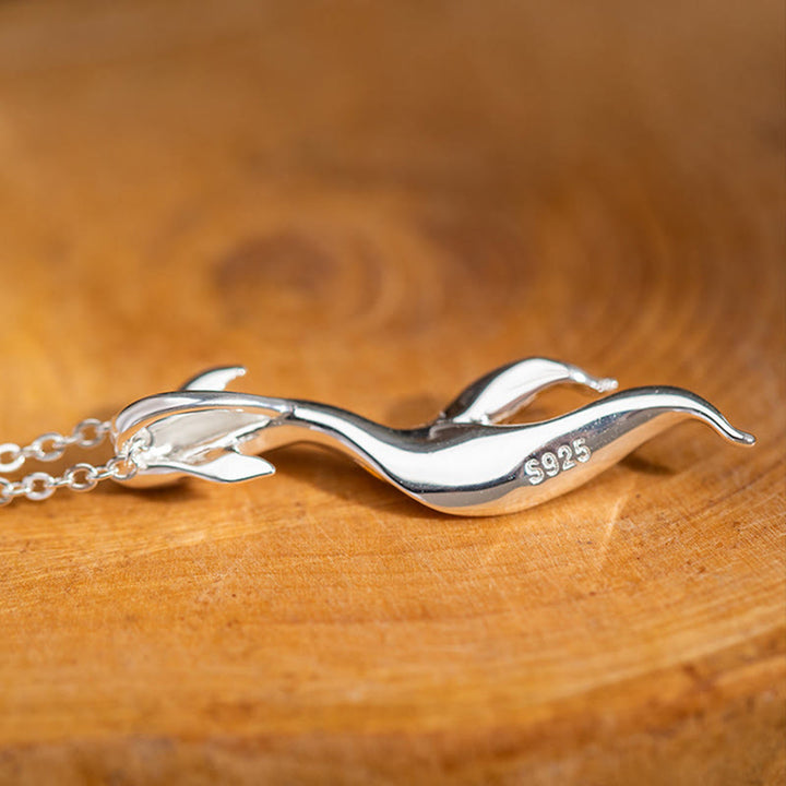 Naszyjnik z Buddha Stones ze srebra próby 925 i złotą rybką Koi, z wisiorkiem szczęścia - image 8