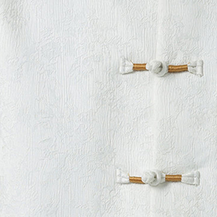 Kurtka męska z bawełny z długim rękawem i kieszeniami, z motywem Buddha Stones , z żakardowym guzikiem i żabką - image 18