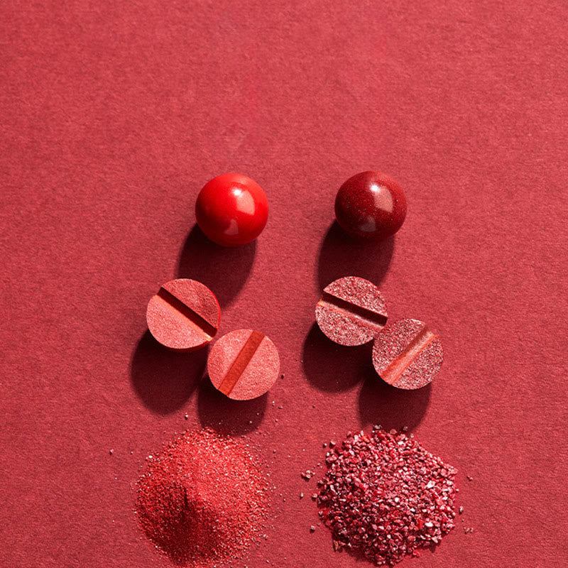 Bransoletka z Buddha Stones 999 ze złota z cynobrem i prostym wzorem skupienia - image 15