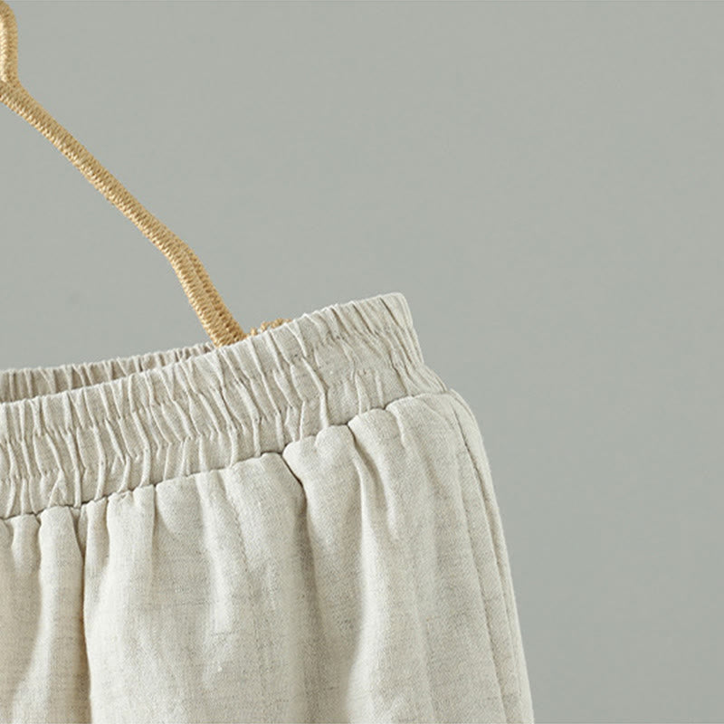 Spodnie damskie z szerokimi nogawkami i kieszeniami, haftowane żaby z Buddha Stones - image 9