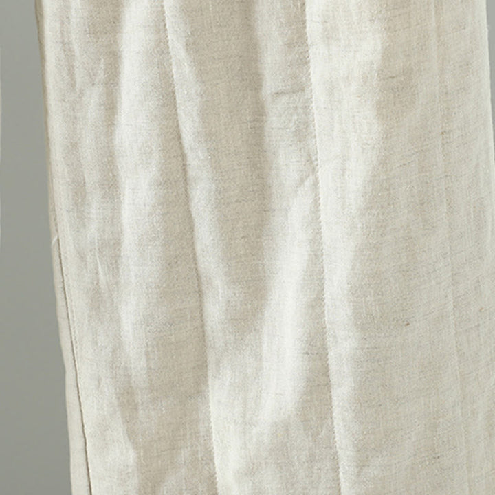 Spodnie damskie z szerokimi nogawkami i kieszeniami, haftowane żaby z Buddha Stones - image 12