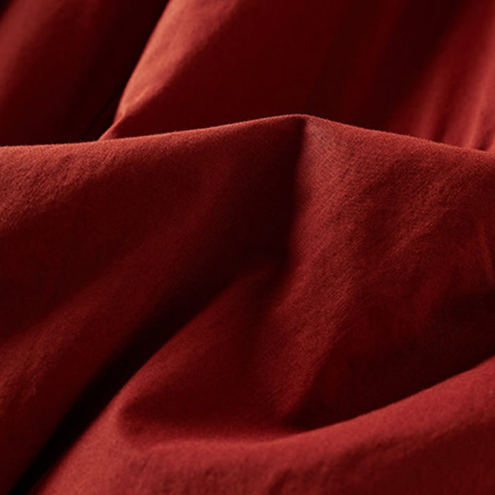 Damskie spodnie haremowe z grubej bawełny z kieszeniami i gładkimi, bawełnianymi watami w kolorze Buddha Stones - image 21