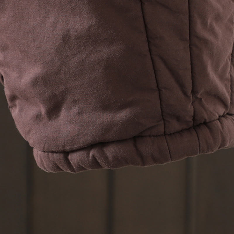 Spodnie damskie haremowe z bawełny z kieszeniami i gładkimi, ciepłymi, bawełnianymi Buddha Stones - image 11