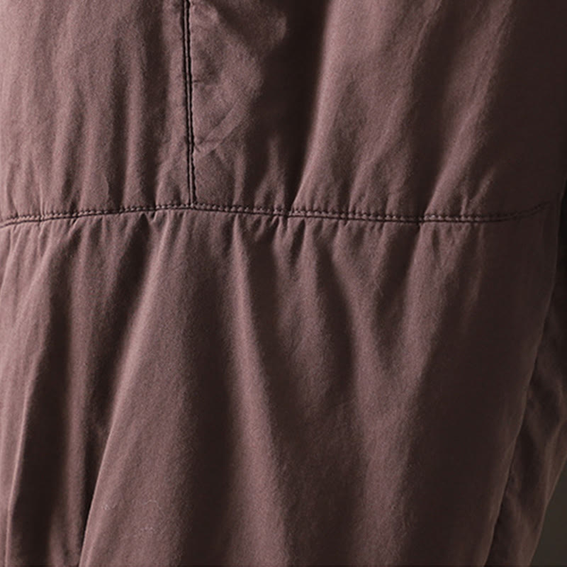 Spodnie damskie haremowe z bawełny z kieszeniami i gładkimi, ciepłymi, bawełnianymi Buddha Stones - image 10