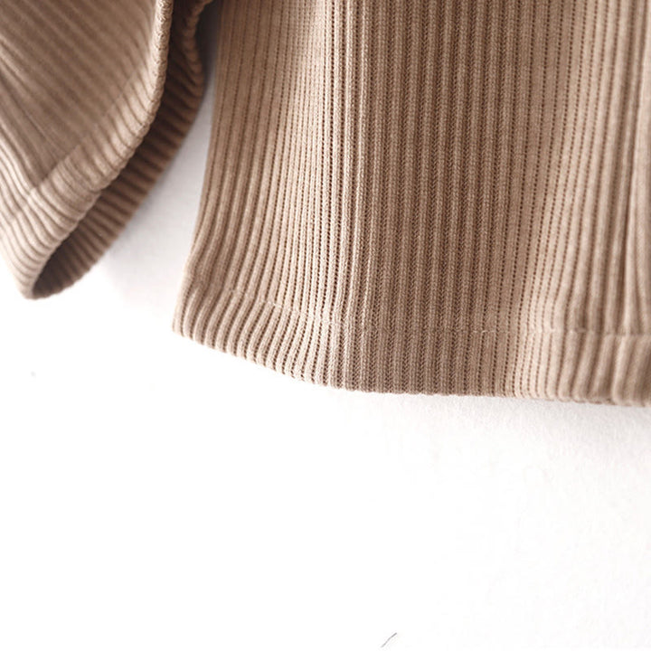 Spodnie damskie z bawełny Buddha Stones Casual Corduroy Cotton-Pitch z kieszeniami - image 25