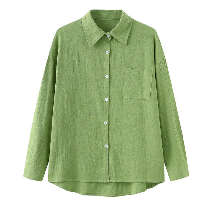 Buddha Stones 2 szt. Koszula z długim rękawem z kieszeniami Spodnie ze ściągaczem Medytacja Bawełna Lniana Odzież Damska Zestaw - image 2