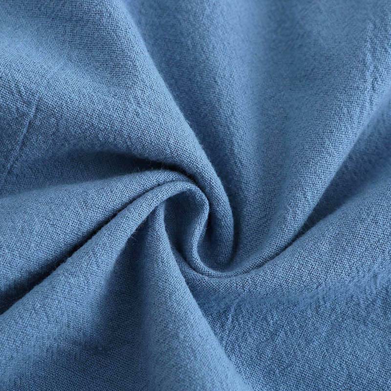 Buddha Stones 2 szt. Koszula z długim rękawem z kieszeniami Spodnie ze ściągaczem Medytacja Bawełna Lniana Odzież Damska Zestaw - image 22