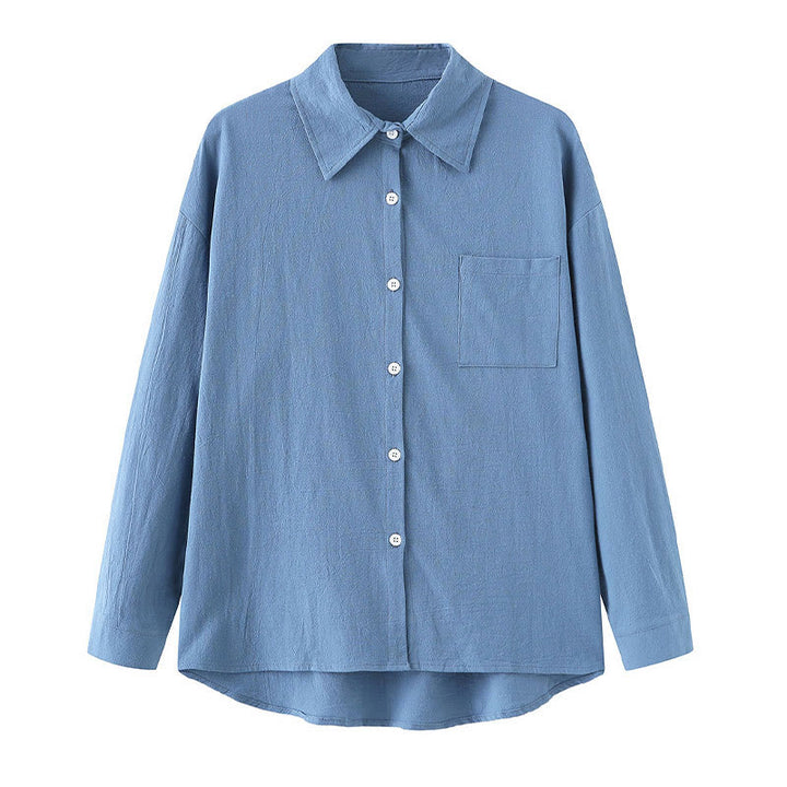 Buddha Stones 2 szt. Koszula z długim rękawem z kieszeniami Spodnie ze ściągaczem Medytacja Bawełna Lniana Odzież Damska Zestaw - image 20