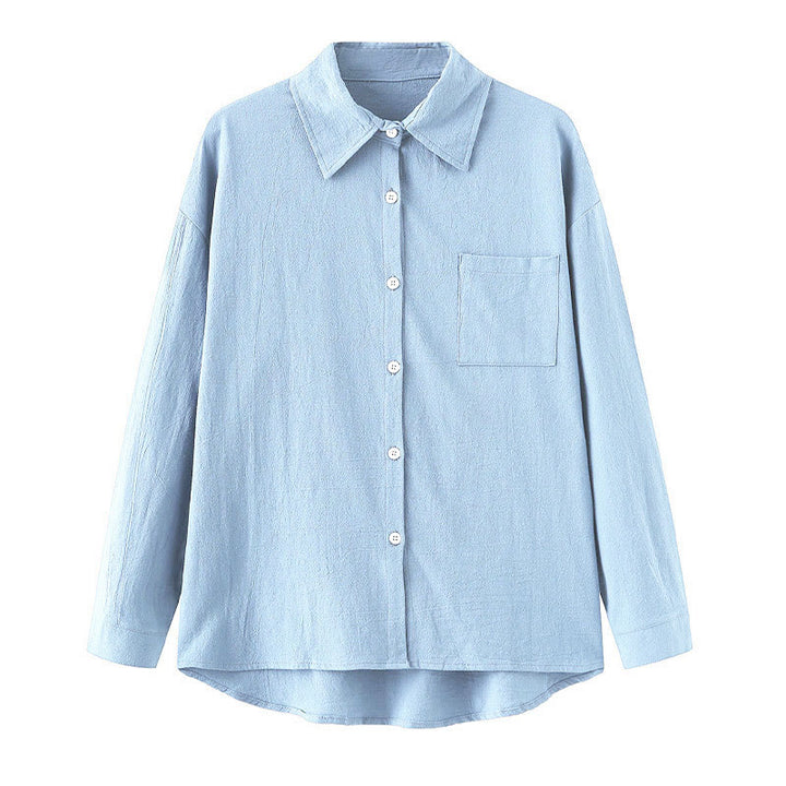 Buddha Stones 2 szt. Koszula z długim rękawem z kieszeniami Spodnie ze ściągaczem Medytacja Bawełna Lniana Odzież Damska Zestaw - image 26