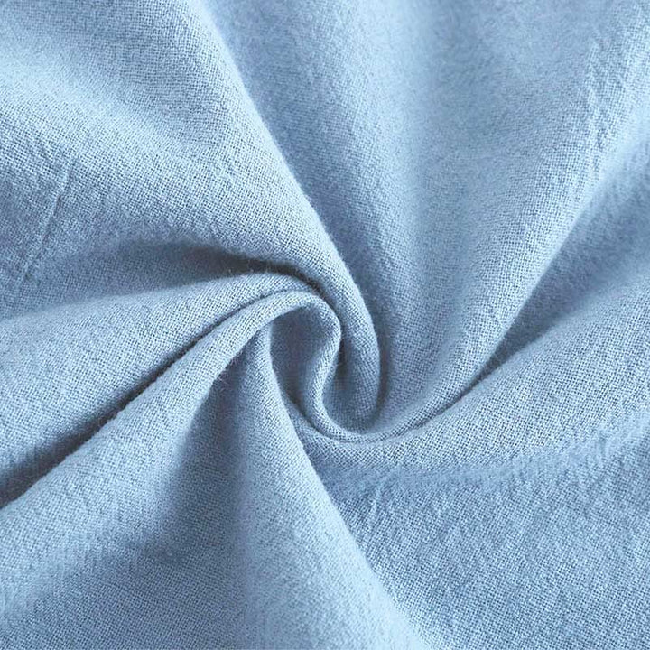 Buddha Stones 2 szt. Koszula z długim rękawem z kieszeniami Spodnie ze ściągaczem Medytacja Bawełna Lniana Odzież Damska Zestaw - image 28