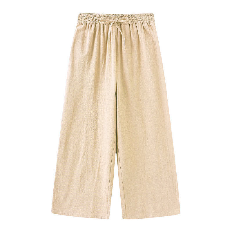 Buddha Stones 2 szt. Koszula z długim rękawem z kieszeniami Spodnie ze ściągaczem Medytacja Bawełna Lniana Odzież Damska Zestaw - image 15