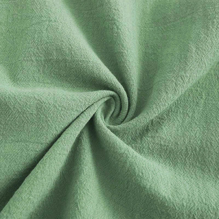 Buddha Stones 2 szt. Koszula z długim rękawem z kieszeniami Spodnie ze ściągaczem Medytacja Bawełna Lniana Odzież Damska Zestaw - image 46