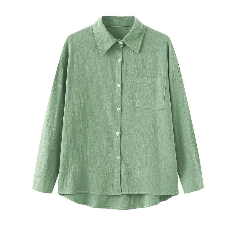 Buddha Stones 2 szt. Koszula z długim rękawem z kieszeniami Spodnie ze ściągaczem Medytacja Bawełna Lniana Odzież Damska Zestaw - image 44