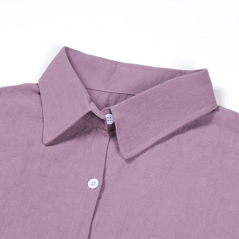 Buddha Stones 2 szt. Koszula z długim rękawem z kieszeniami Spodnie ze ściągaczem Medytacja Bawełna Lniana Odzież Damska Zestaw - image 60