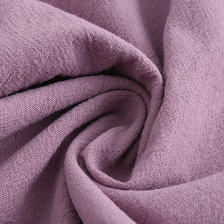 Buddha Stones 2 szt. Koszula z długim rękawem z kieszeniami Spodnie ze ściągaczem Medytacja Bawełna Lniana Odzież Damska Zestaw - image 58