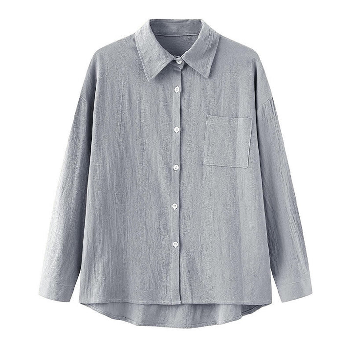 Buddha Stones 2 szt. Koszula z długim rękawem z kieszeniami Spodnie ze ściągaczem Medytacja Bawełna Lniana Odzież Damska Zestaw - image 50