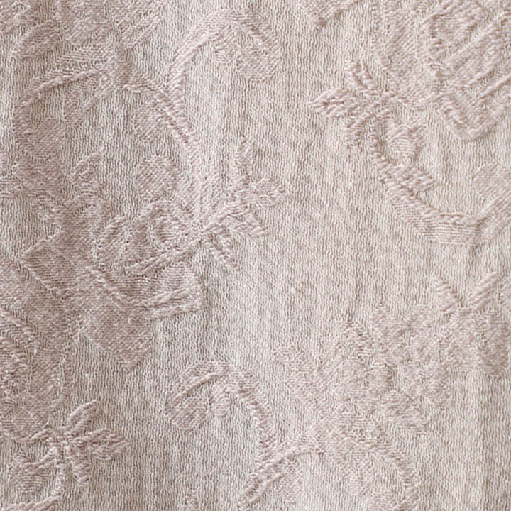 Koszula damska z długim rękawem i stójką z motywem kwiatów "Buddha Stones" z bawełny - image 5