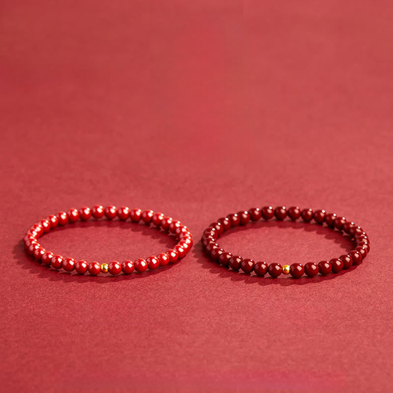 Bransoletka z błogosławieństwem z Buddha Stones ze srebra próby 925 i koralików cynobrowych - image 12