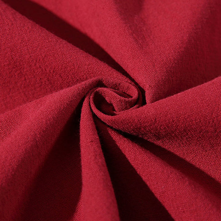 Męska kurtka kimono z jednokolorowymi sznurowanymi rękawami i odkrytym przodem, z motywem kamieni Buddha Stones - image 15