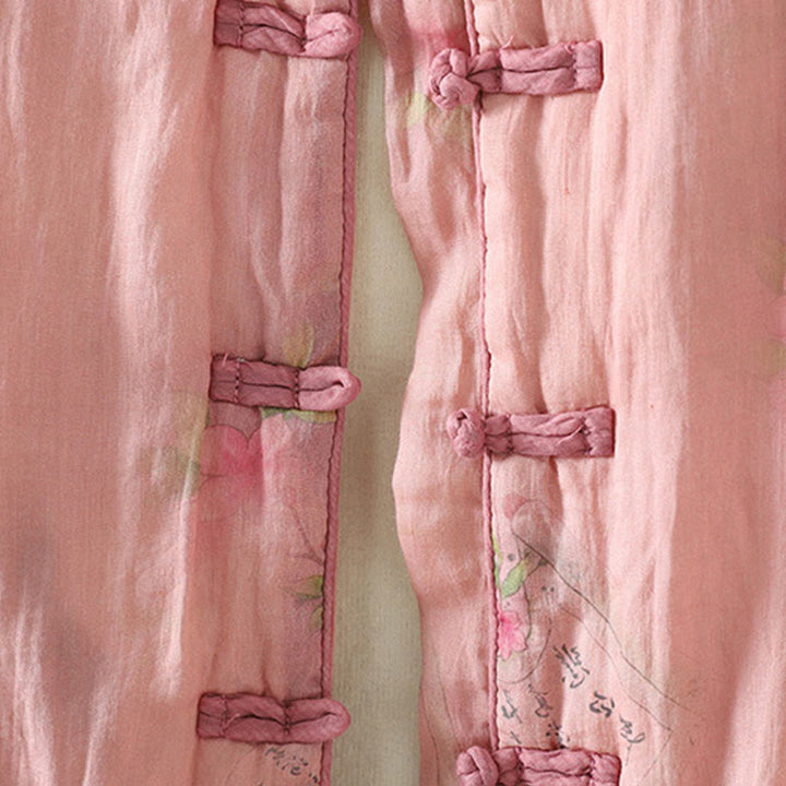 Kurtka damska z długim rękawem, bawełnianą podszewką i kieszeniami, z nadrukiem "Buddha Stones" - image 10