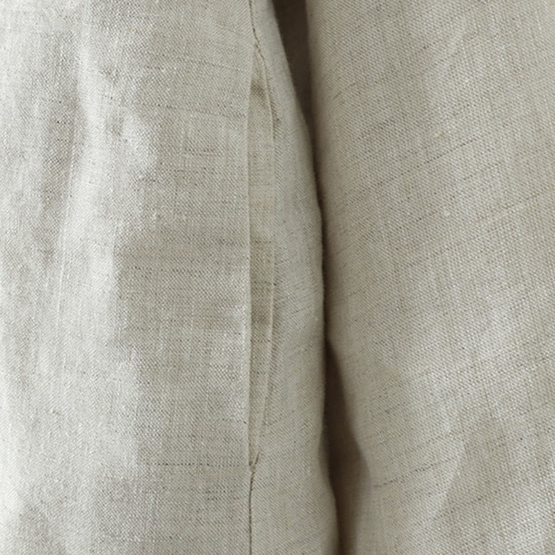 Kurtka damska z długim rękawem i kieszeniami z bawełny Buddha Stones Casual Guziki - image 8