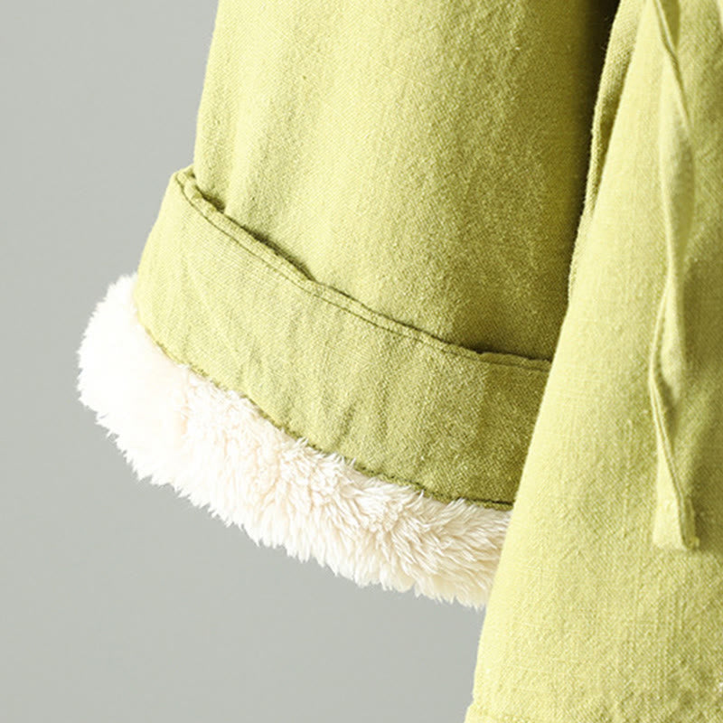 Kurtka damska z długim rękawem z bawełny z Buddha Stones i sznurkiem do medytacji zen - image 8