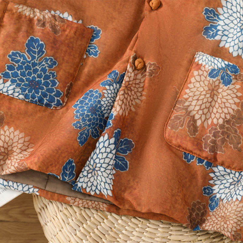 Kamizelka damska bez rękawów z bawełny z nadrukami w Buddha Stones i guzikami, z kieszeniami - image 8