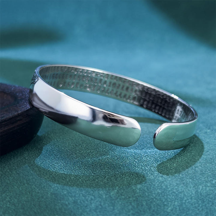 Buddha Stones, Sutra Serca, Ryba Koi, Lotos, Miedź, Bogactwo, Otwarta, Regulowana Bransoletka - image 3