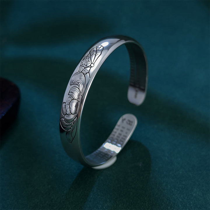 Buddha Stones, Sutra Serca, Lotos, Miedź, Nowy Początek, Otwarta, Regulowana Bransoletka - image 2