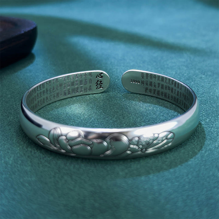 Buddha Stones, Sutra Serca, Lotos, Miedź, Nowy Początek, Otwarta, Regulowana Bransoletka - image 1