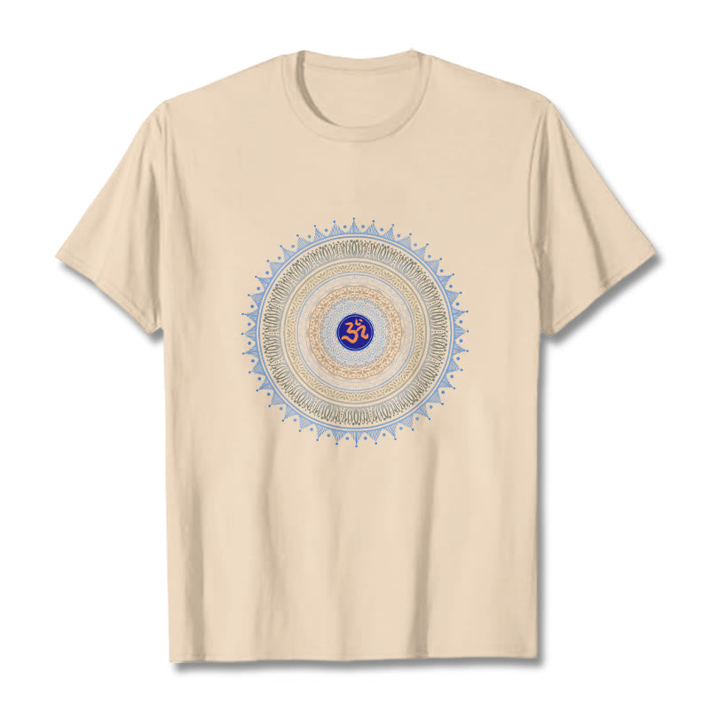 Koszulka z motywem mandali i kwiatów OM z Buddha Stones - For - 2XL - image 10