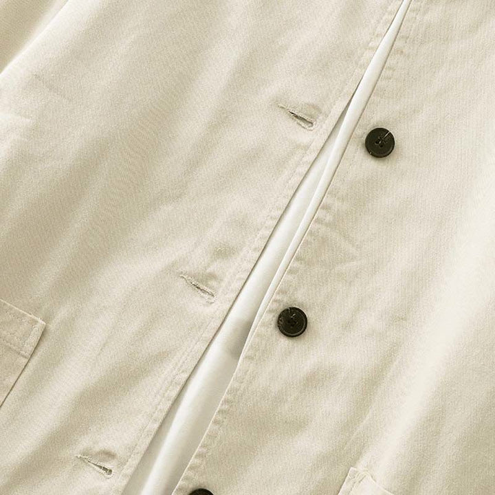 Kurtka damska Buddha Stones Commute z bawełny z kieszeniami i wzorem patchworkowym - image 13