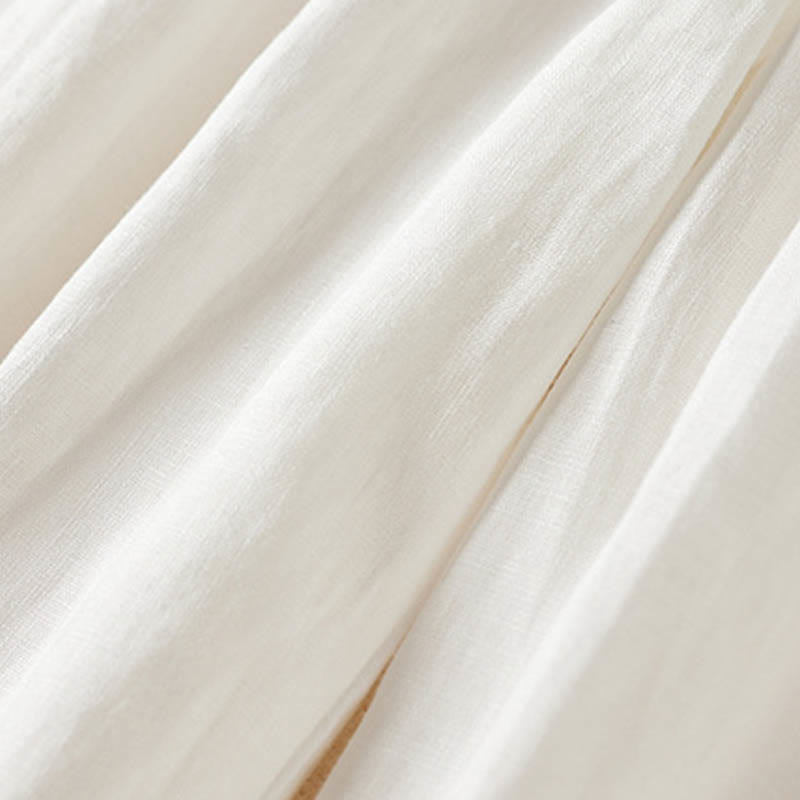 Letnie spodnie haremowe z haftem w kształcie małych kwiatów i kieszeniami z motywem Buddha Stones - image 20