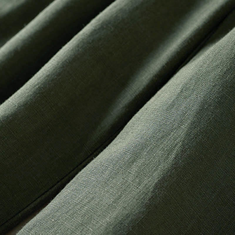 Letnie spodnie haremowe z haftem w kształcie małych kwiatów i kieszeniami z motywem Buddha Stones - image 30