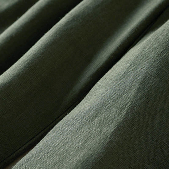 Letnie spodnie haremowe z haftem w kształcie małych kwiatów i kieszeniami z motywem Buddha Stones - image 30