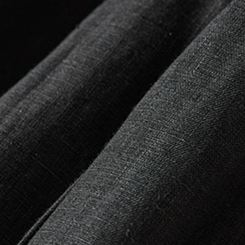 Letnie spodnie haremowe z haftem w kształcie małych kwiatów i kieszeniami z motywem Buddha Stones - image 40