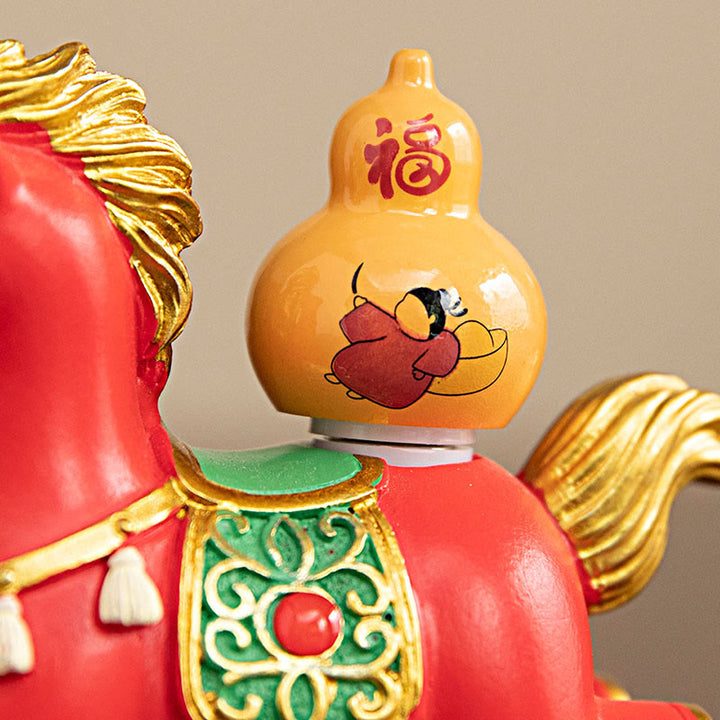 Buddha Stones, chiński zodiak, rok konia, znak Fu, dobrobyt, dekoracja domu - image 18