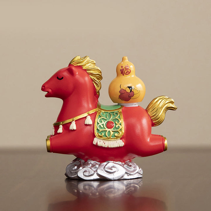 Buddha Stones, chiński zodiak, rok konia, znak Fu, dobrobyt, dekoracja domu - image 15