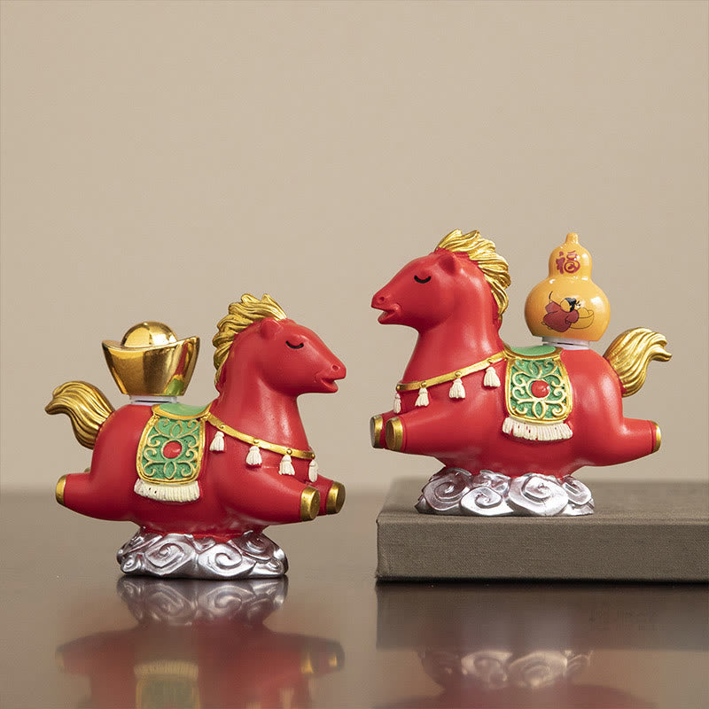 Buddha Stones, chiński zodiak, rok konia, znak Fu, dobrobyt, dekoracja domu - image 21