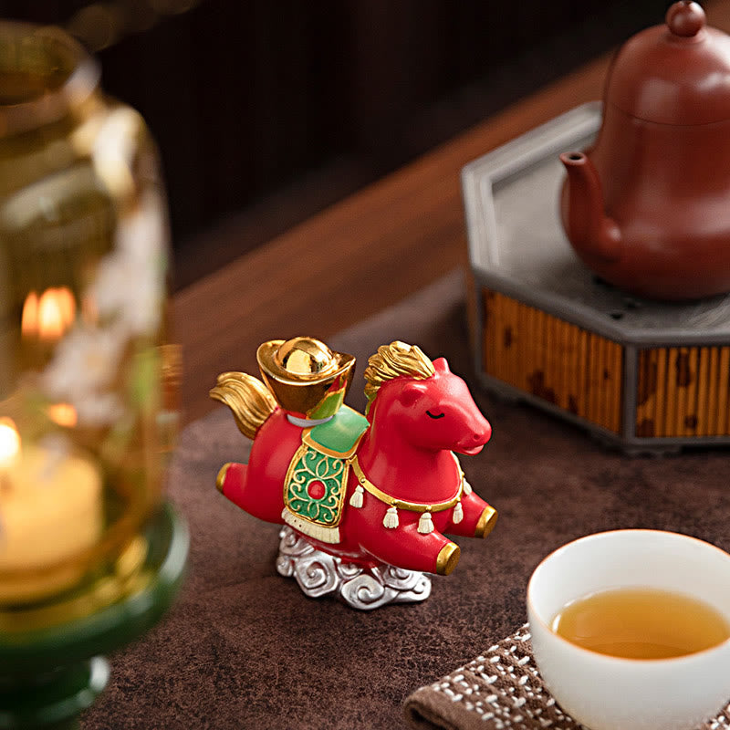 Buddha Stones, chiński zodiak, rok konia, znak Fu, dobrobyt, dekoracja domu - image 13