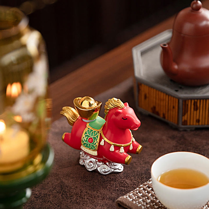 Buddha Stones, chiński zodiak, rok konia, znak Fu, dobrobyt, dekoracja domu - image 13