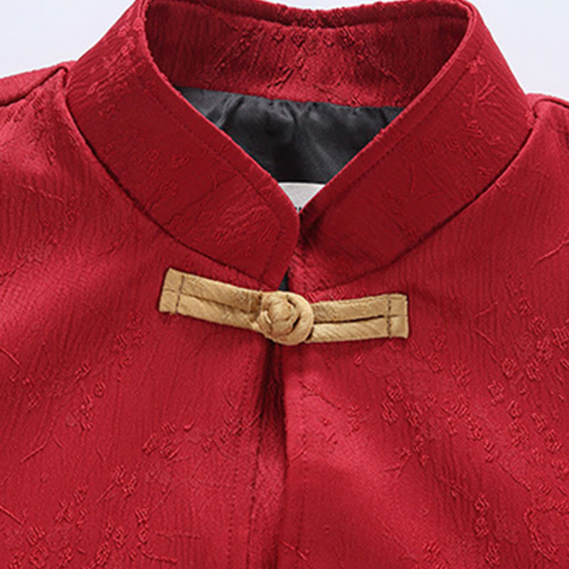 Kurtka męska bawełniana z długim rękawem i kieszeniami, z kołnierzem Buddha Stones" i żakardowym stójką - image 3