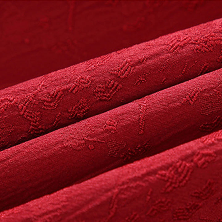 Kurtka męska bawełniana z długim rękawem i kieszeniami, z kołnierzem Buddha Stones" i żakardowym stójką - image 6