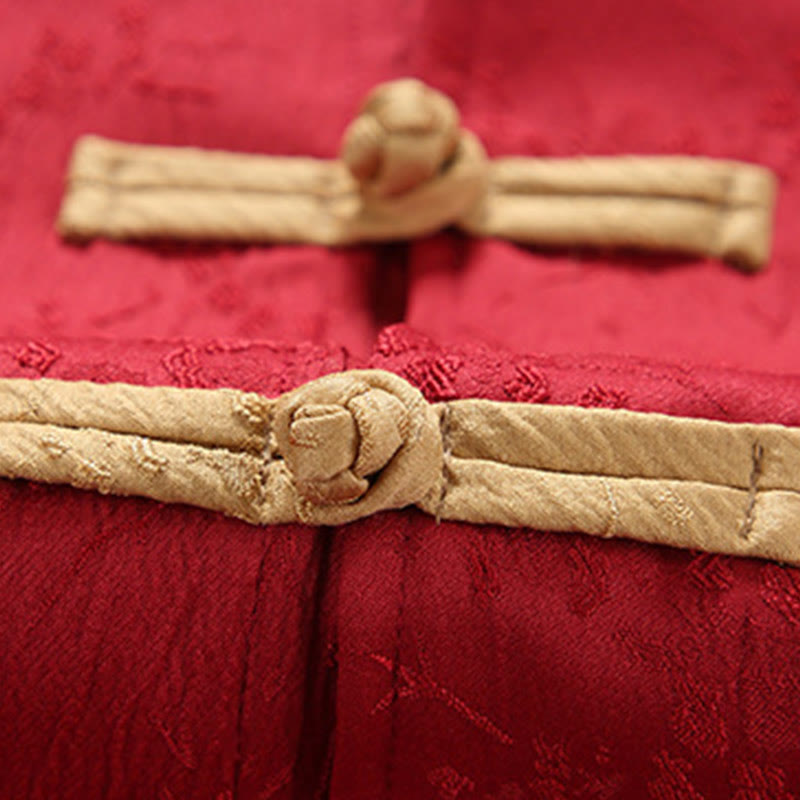 Kurtka męska bawełniana z długim rękawem i kieszeniami, z kołnierzem Buddha Stones" i żakardowym stójką - image 4