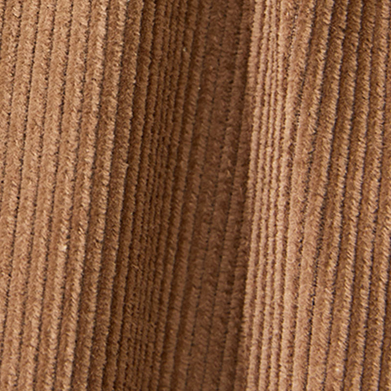 Damskie spodnie haremowe z bawełny sztruksowej z kieszeniami i Buddha Stones w kolorze peruwiańskim, z grubym wzorem - image 5